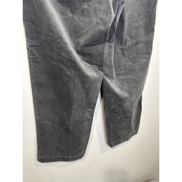 LL Bean Womens Pants 16P Corduroy Gray Favorite Fit Pockets Casual Office Career - Picture 9 of 12
